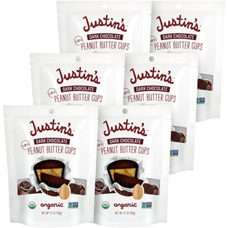 Justin's Mini Peanut Butter Cups, Dark Chocolate